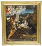 Lg. Viennese Hand-Painted Porcelain Plaque.
