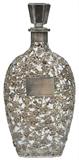 Lg. Silver Overlay Decanter.