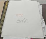SALVADOR DALI LIMITED EDITION PORTFOLIO.
"IMAGINATION & OBJECTS OF THE FUTURE". CONSISTS OF 10 SIGNED DALI PRINTS. MISSING THE ORIGINAL BOX IT CAME IN. IT IS NOW IN A MAKESHIFT WOODEN BOX.