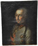 Antique Oil on Canvas Portrait of Frenchman.