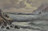 Sgd. Guido Odierna Seascape Painting.