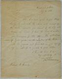 Hand-Written Letter Signed by James Monroe.