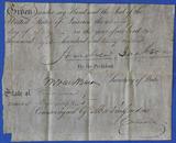 ANDREW JACKSON / MARTIN VAN BUREN AUTOGRAPHED DOCUMENT.
