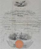 JAMES BUCHANAN AUTOGRAPHED DOCUMENT.