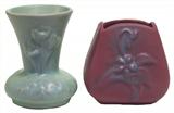 Lot of 2 Van Briggle Pottery Vases.