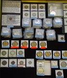 Wide-Angle Photo of Coins.