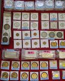 Wide-Angle Photo of Coins.