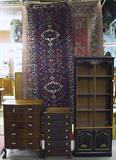 Wide-Angle Photo of Furniture & Oriental Runner.