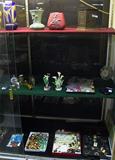 Wide-Angle Photo of Showcase Items.