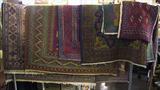 Wide-Angle Photo of Oriental Rugs.