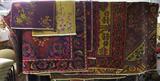 Wide-Angle Photo of Oriental Rugs.