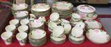 LARGE SET OF FRANCISCAN DESERT ROSE CHINA. ENGLISH & AMERICAN PCS.