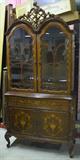 China Cabinet from the 9 Pc. Ornate French-Carved Dining Room Suite.