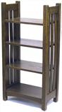 Mission Oak Stickley Bookshelf or Standing Rack, Unsigned.