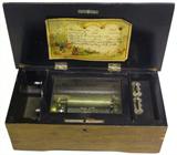 Antq. Cylinder Music Box.