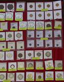 Wide-Angle Photo of Coins.