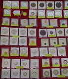 Wide-Angle Photo of Coins.