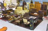 Wide-Angle Photo of Antique Furniture.