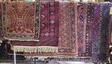 Wide-Angle Photo of Oriental Rugs.