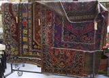 Wide-Angle Photo of Oriental Rugs.