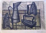 ARTWORK OR LITHO SGD. BERNARD BUFFET. SIGNED, LOWER RIGHT, IN PENCIL. TITLED, LOWER LEFT, IN PENCIL. MEASURES 19" X 27".