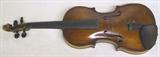 SCHWEITZER VIOLIN-NO BOW, W/CASE. LABEL ON INTERIOR OF VIOLIN READS: "JOH. BAPT. SCHWEITZER, FECIT AD FORMAM, HIERONYM. AMATI PESTINI 1873."