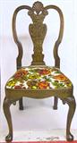 Set of 6 Berkey & Gay Dining Room Chairs w/Burled Wood Backsplat & Shell Design on Top.