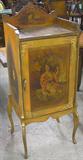 PAINTED ANTIQUE MUSIC CABINET AS/IS.