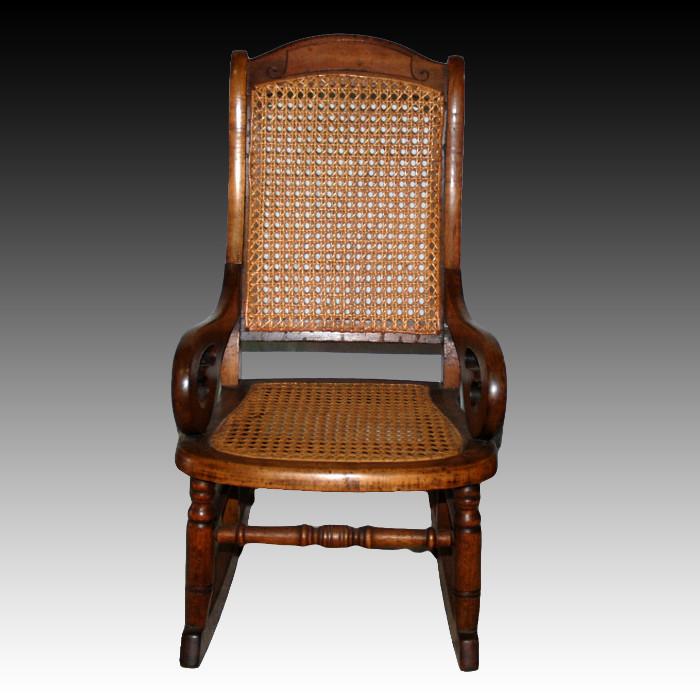 T_18.JPG	Antique Childs Lincoln rocking chair
Condition:Very Good
Shipping: Please contact for estimates
Size:27"T