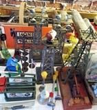 huge lionel train set up