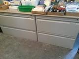 Large double file cabinet