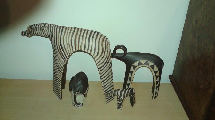 African Ceramic Animals