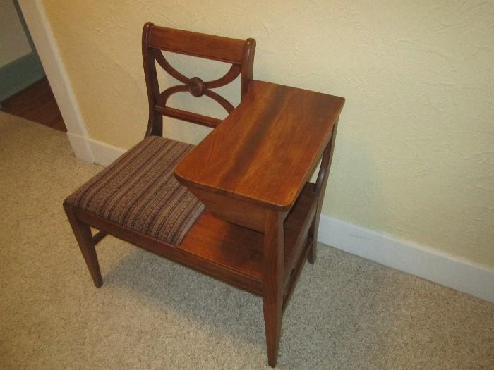 Telephone table chair