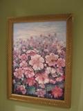 framed original oil painting