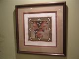 framed roosters print (signed, limited edition print)