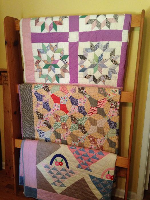 Hand made antique quilts