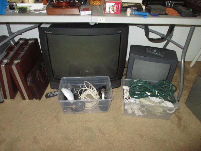 TVs, Cassette Cases, Extension Cords