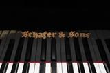 A25#4 Schafer Sons 1988 Baby Grand Piano Mooel ss-46 Black High Gloss Conditionof 8-9 #HHGG280