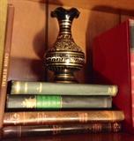 Enamel Brass Vase from Israel