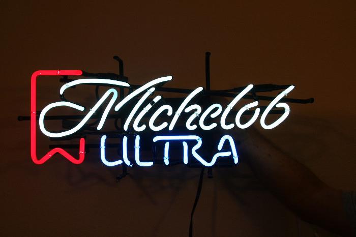 Michelob neon light