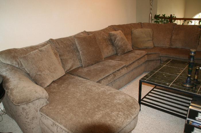Lane sectional Recliner/Queen sofa Sleeper from Thomasville Furniture 