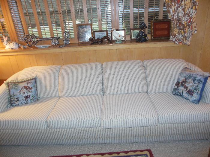 Striped Sofa Made in Canada