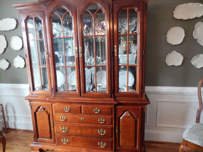 China cabinet with lights