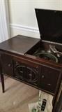 Antique Crank Brunswick phonograph
