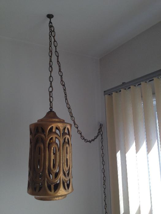 hollywood regency hanging lamp