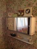 1950's mid0century modern bathroom cabinet
