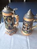 German beer steins