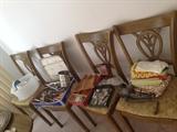 vintage table and chairs