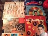 Elvis LPs, vintage vinyl albums