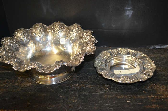 Sterling Repousse Bowls